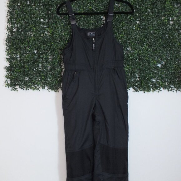Lands End Kids Bib Snowpants Black Children's 12 - Picture 4 of 16